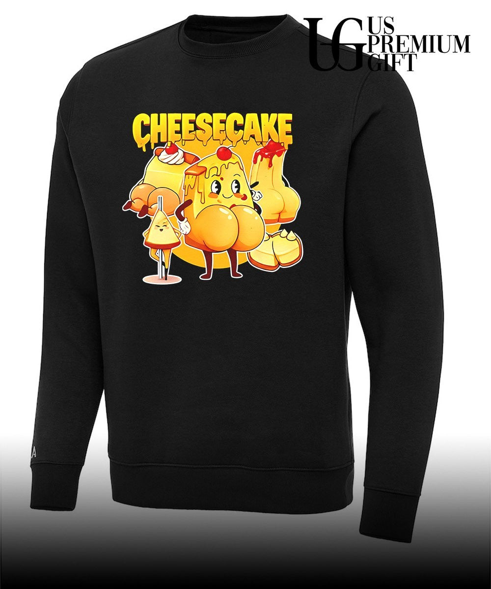 Anthropomorphic Dessert Humorous Cheesecake shirt Unisex
