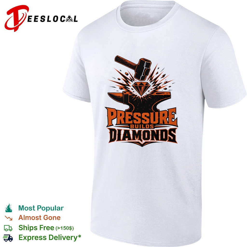 Pressure builds diamonds anvil and hammer shirt Unisex