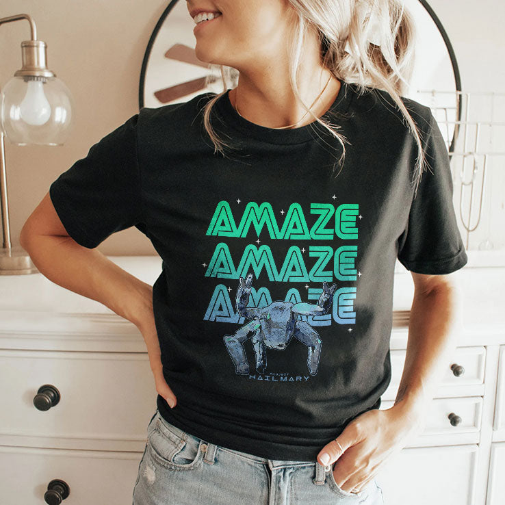 Project Hail Mary Amazing Rocky The Alien Neon Portrait Shirt Unisex