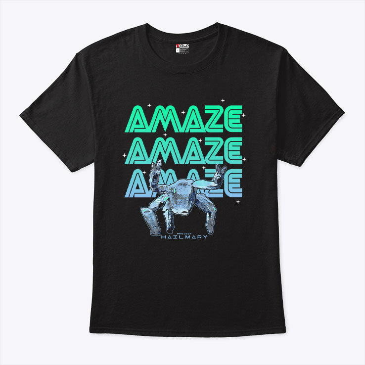 Project Hail Mary Amazing Rocky The Alien Neon Portrait Shirt Unisex
