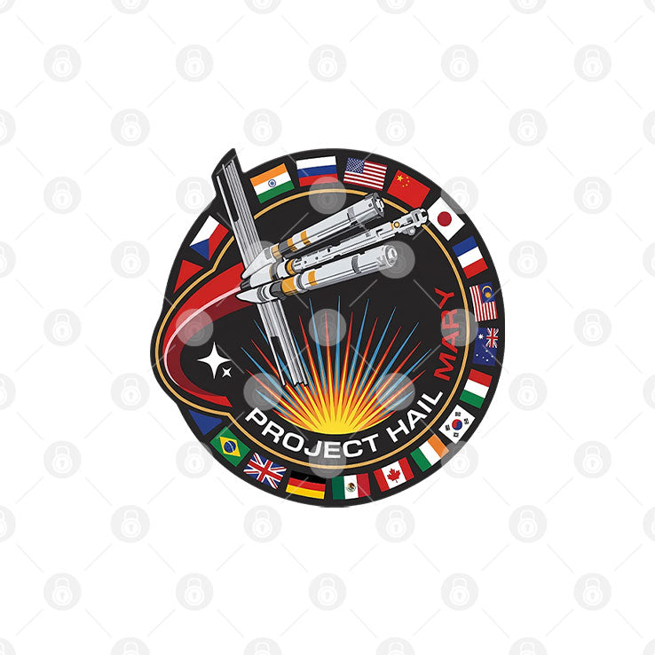 Project Hail Mary Mission Patch Ringer Tee Unisex