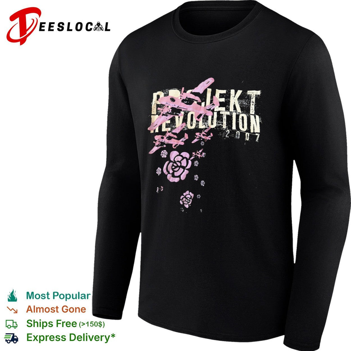 Projekt Revolution 2007 Linkin Park tour concert band music rock event floral shirt Unisex