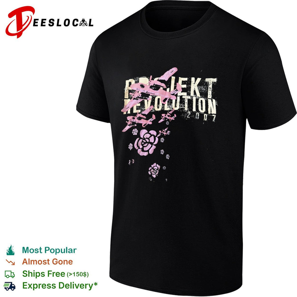 Projekt Revolution 2007 Linkin Park tour concert band music rock event floral shirt Unisex