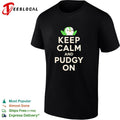 Pudgy Penguin Keep Calm and Pudgy on shirt Unisex