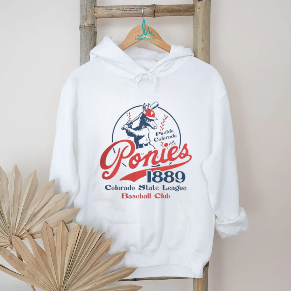 Pueblo Ponies Colorado Vintage Defunct Baseball Teams T Shirt