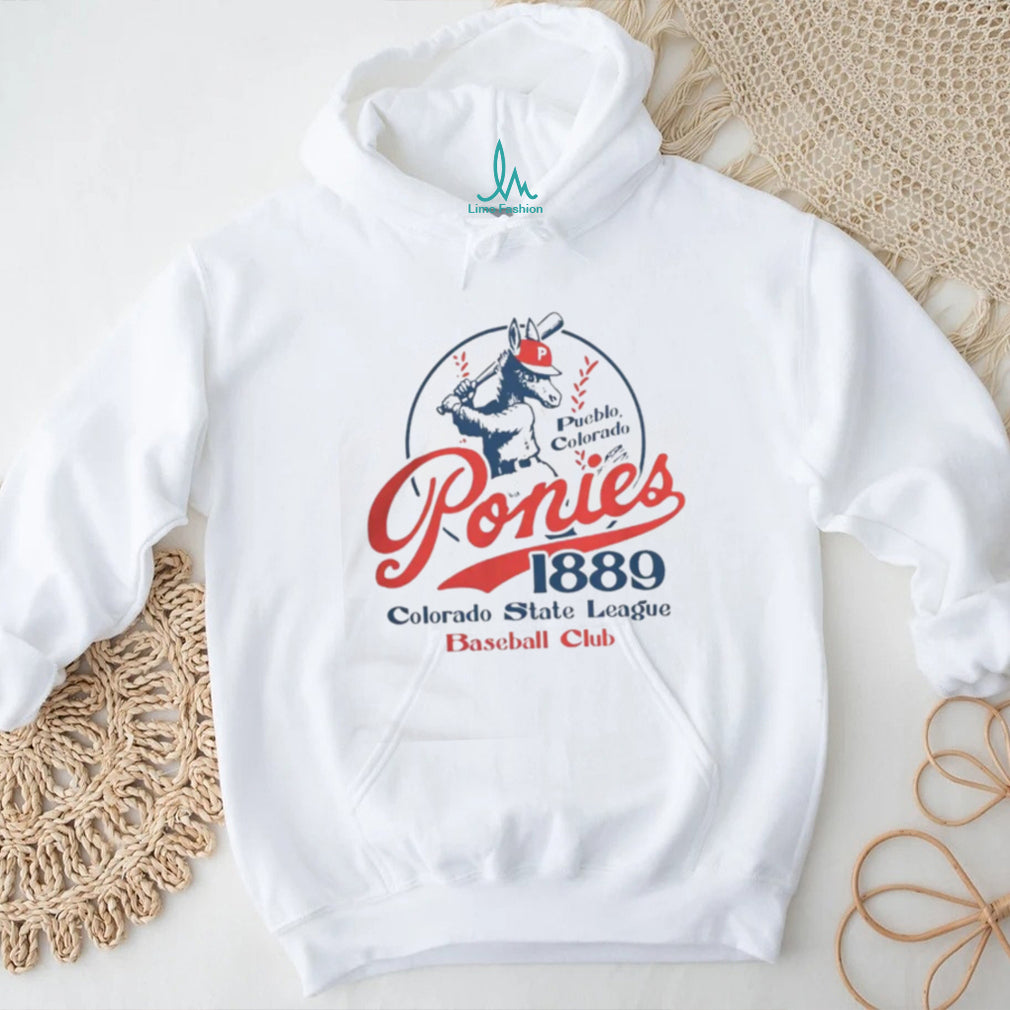 Pueblo Ponies Colorado Vintage Defunct Baseball Teams T Shirt