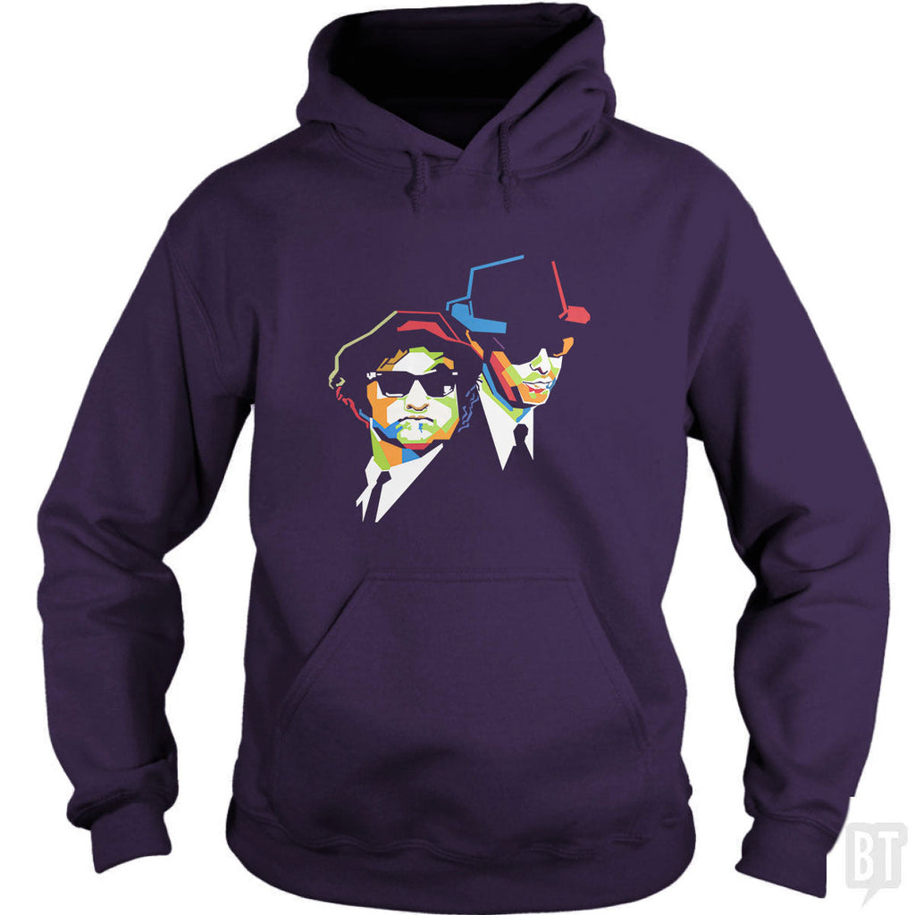 Blues Brothers Cubism Hoodie