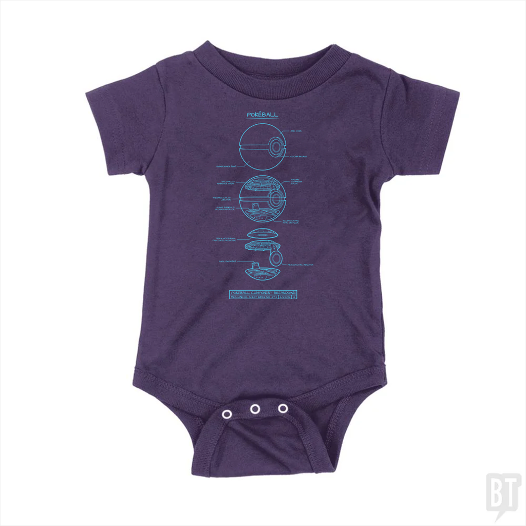 Pokeball Baby One-Piece