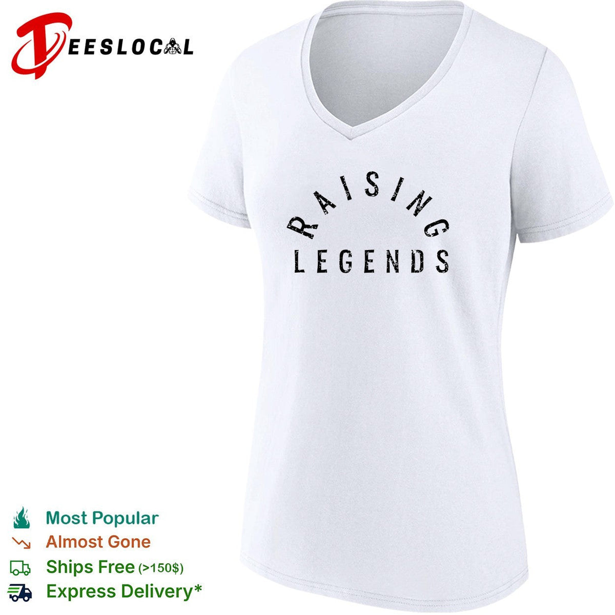 Raising Legends text print parenting quotes motivational family lifestyle shirt Unisex