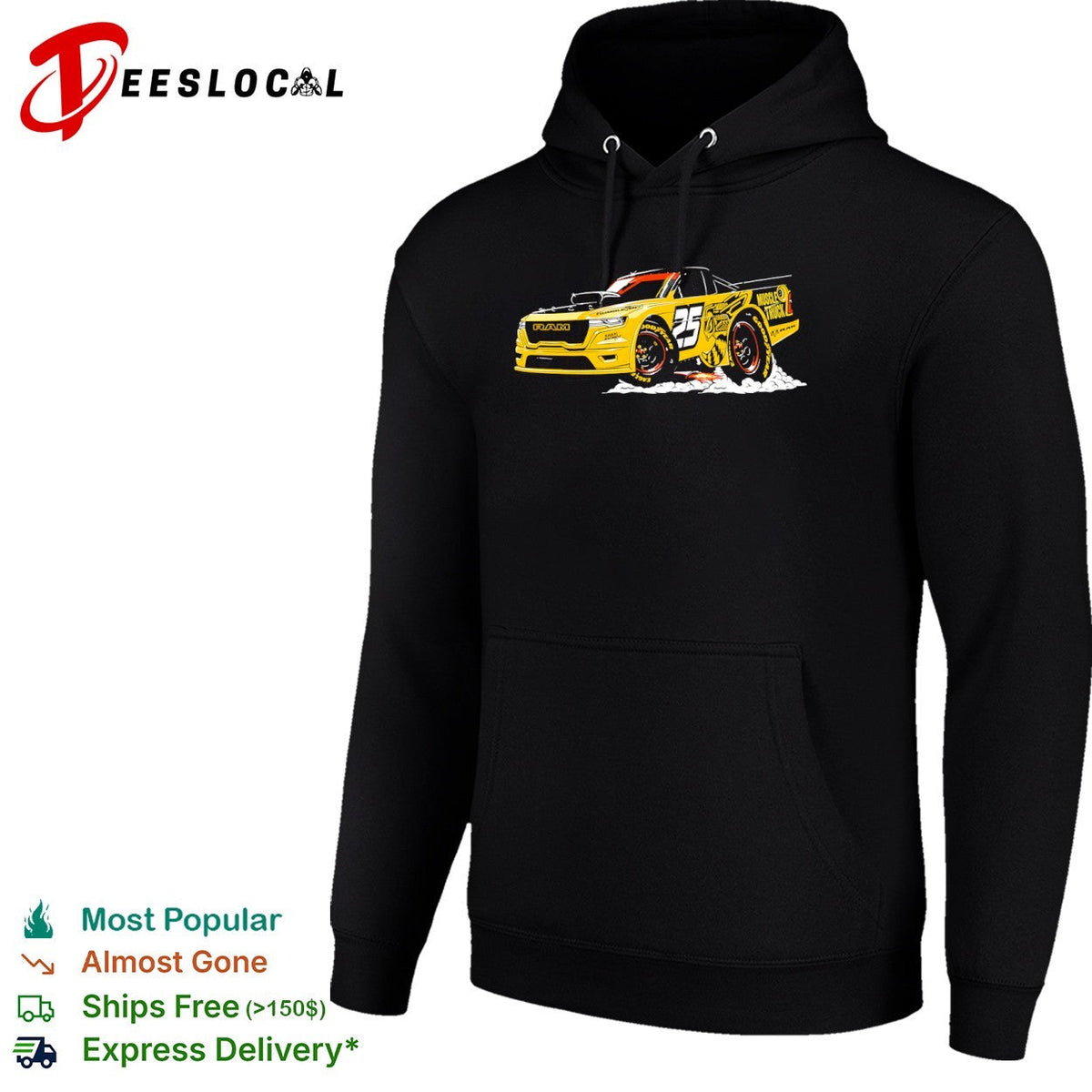 Ram Rumble Bee 25 Kauling Racing Muscle Truck Goodyear NASCAR Sports Racing shirt Unisex