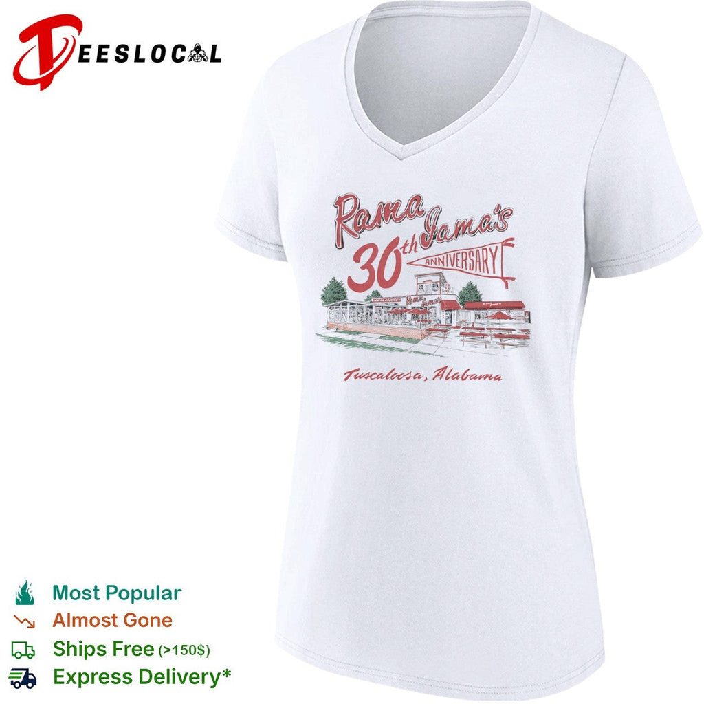 Rama Jama’s 30th Anniversary Tuscaloosa Alabama restaurant drawing shirt Unisex