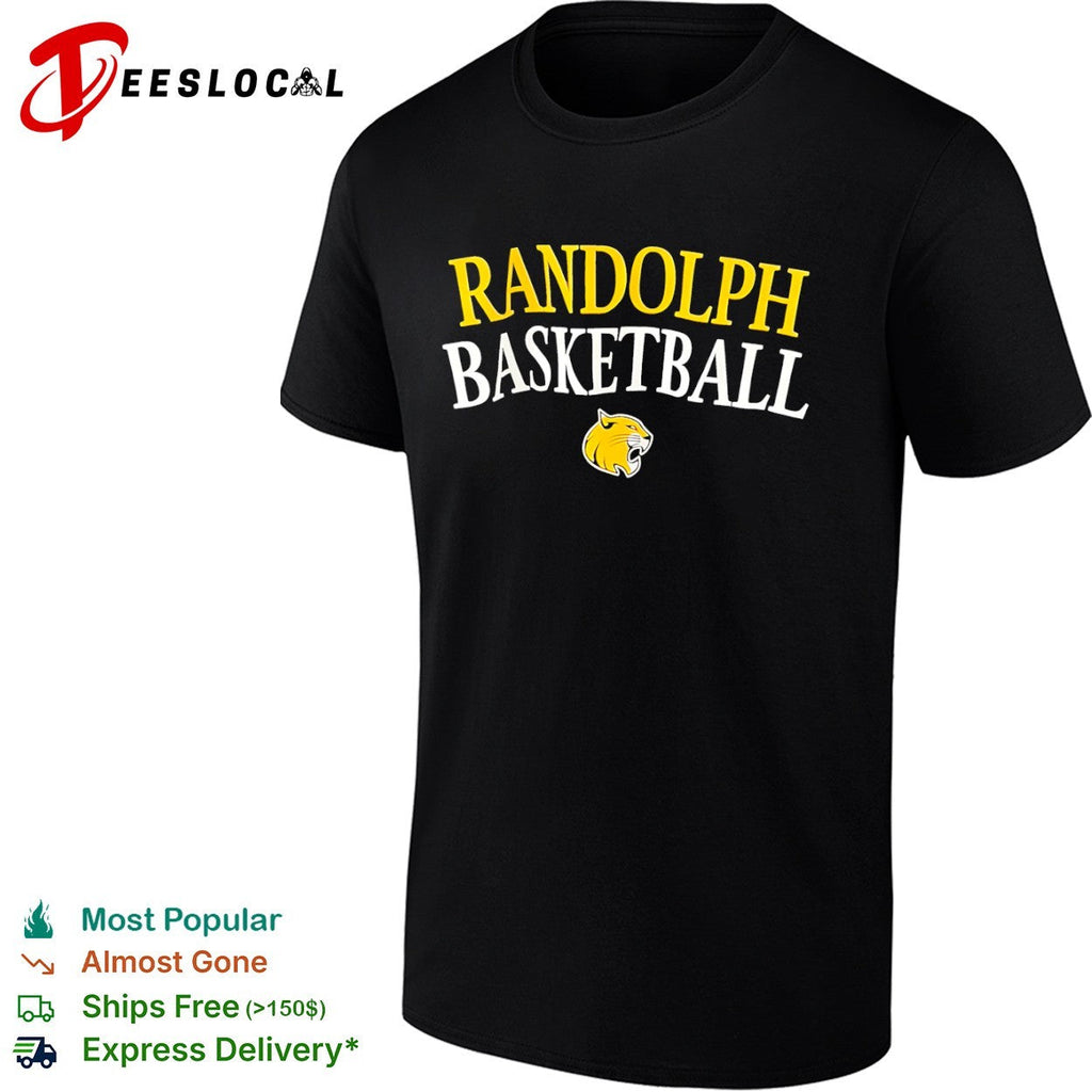 Randolph Wildcat Basketball Mascot Logo shirt Unisex