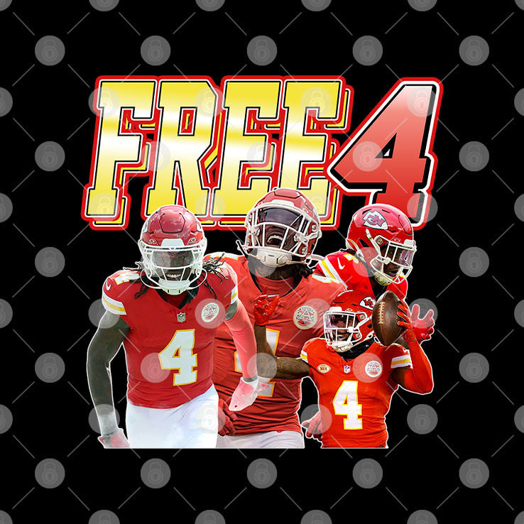Rashee Rice Free 4 Kansas City Chiefs Football T Shirt Unisex