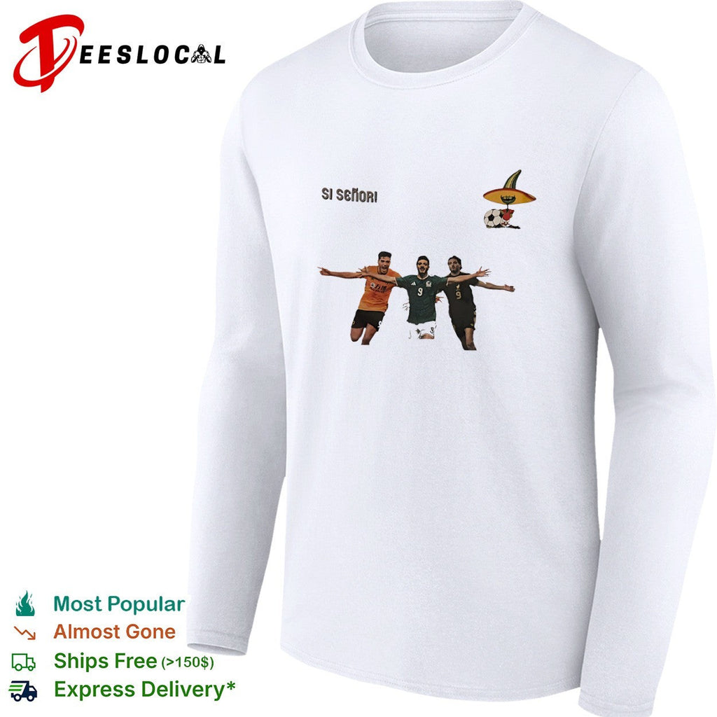Raul Jimenez Wolverhampton Wanderers Premier League Si Senor Mexico World Cup shirt Unisex