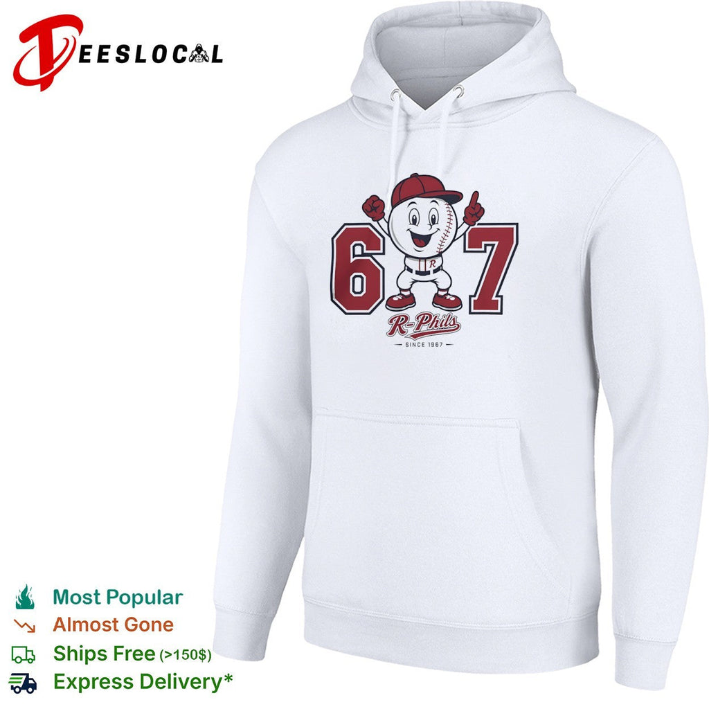 Reading Fightin Phils 67 since 1967 baseball mascot shirt Unisex