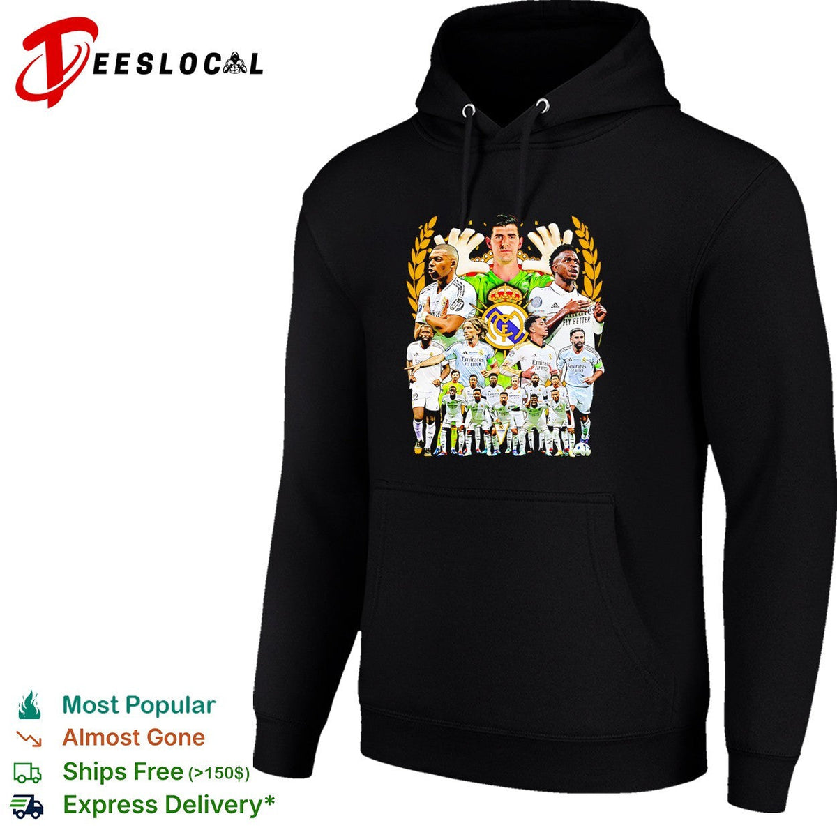 Real Madrid squad poster shirt Unisex