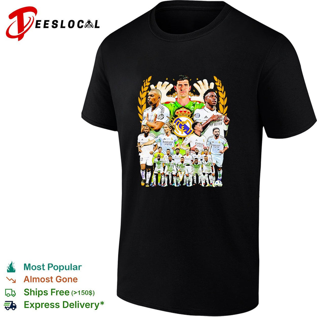 Real Madrid squad poster shirt Unisex