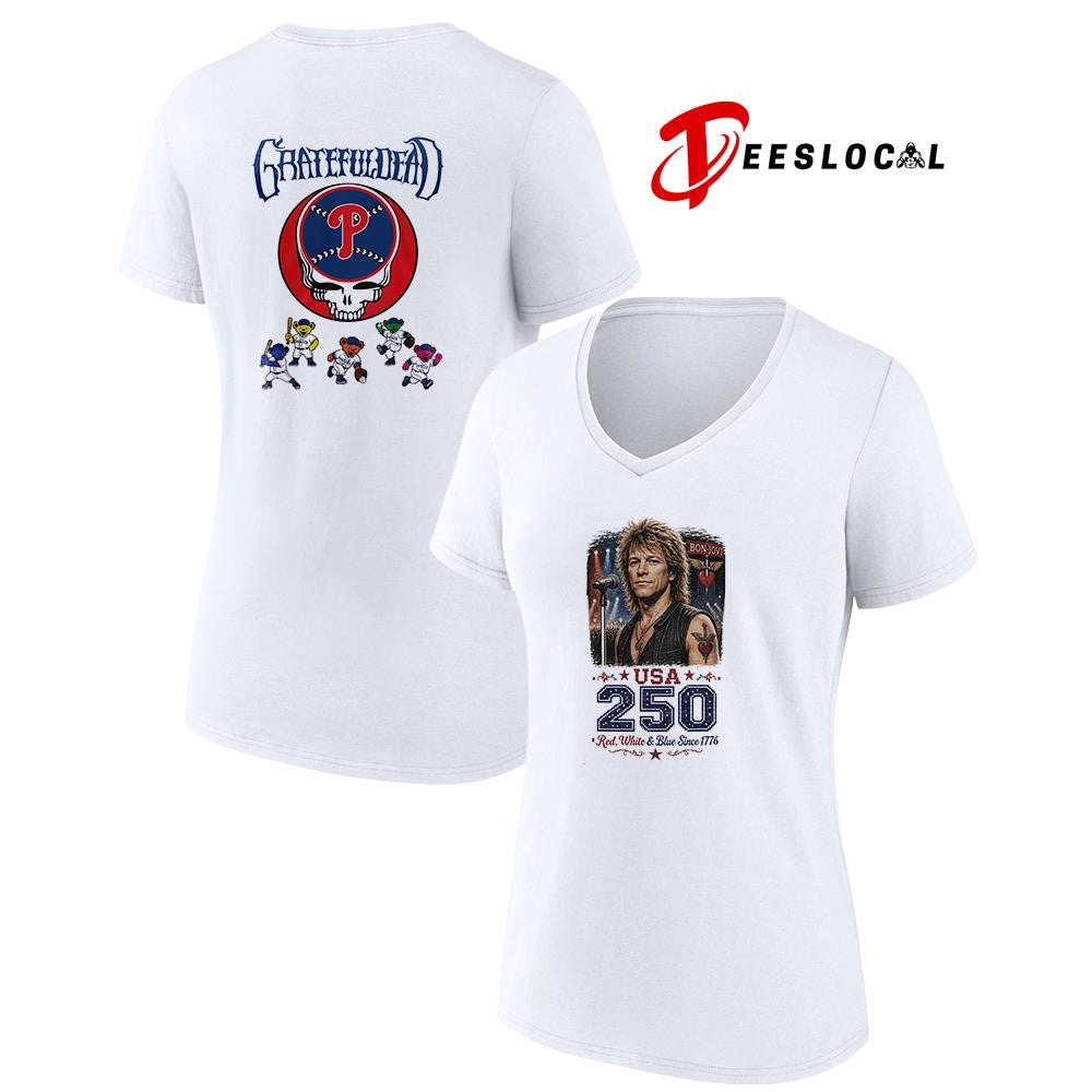 Real women love Bon Jovi smart women love America 250 years of freedom shirt Unisex