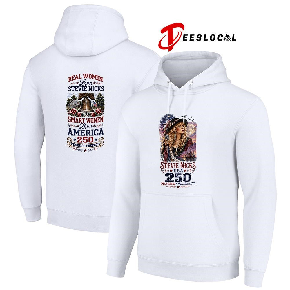 Real women love Steve Nicks smart women love America 250 years of freedom shirt Unisex