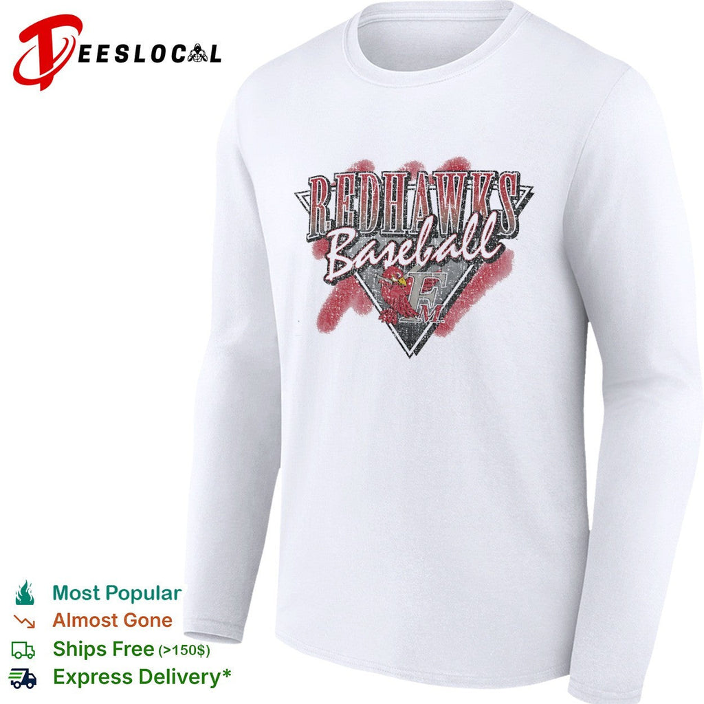 Redhawks Baseball FM Logo Mascot Sport Team shirt Unisex