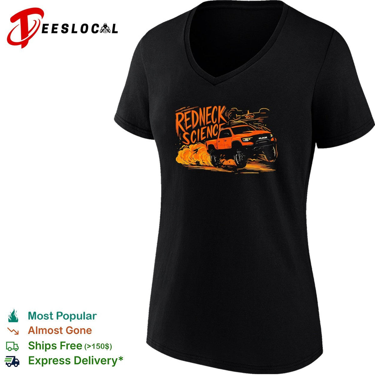 Redneck Science RAM TRX Truck Off Road Dirt Racing shirt Unisex