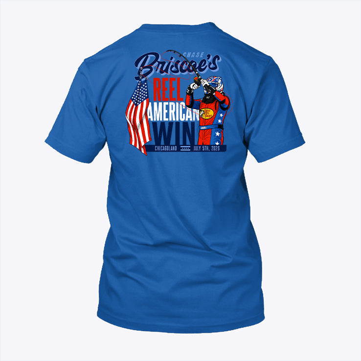 Chase Briscoe Reel America Win T Shirt Unisex