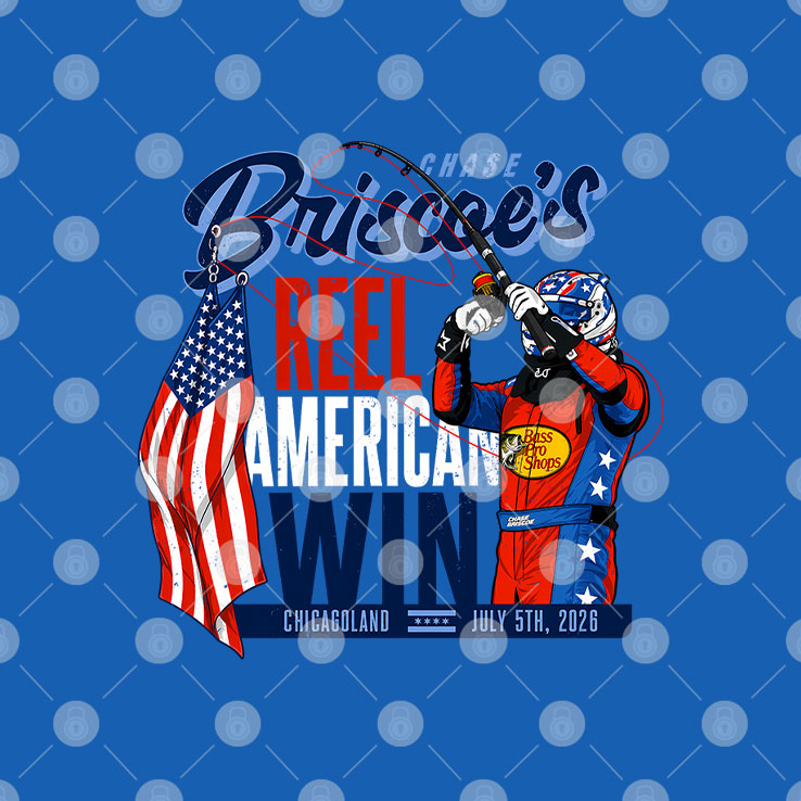 Chase Briscoe Reel America Win T Shirt Unisex
