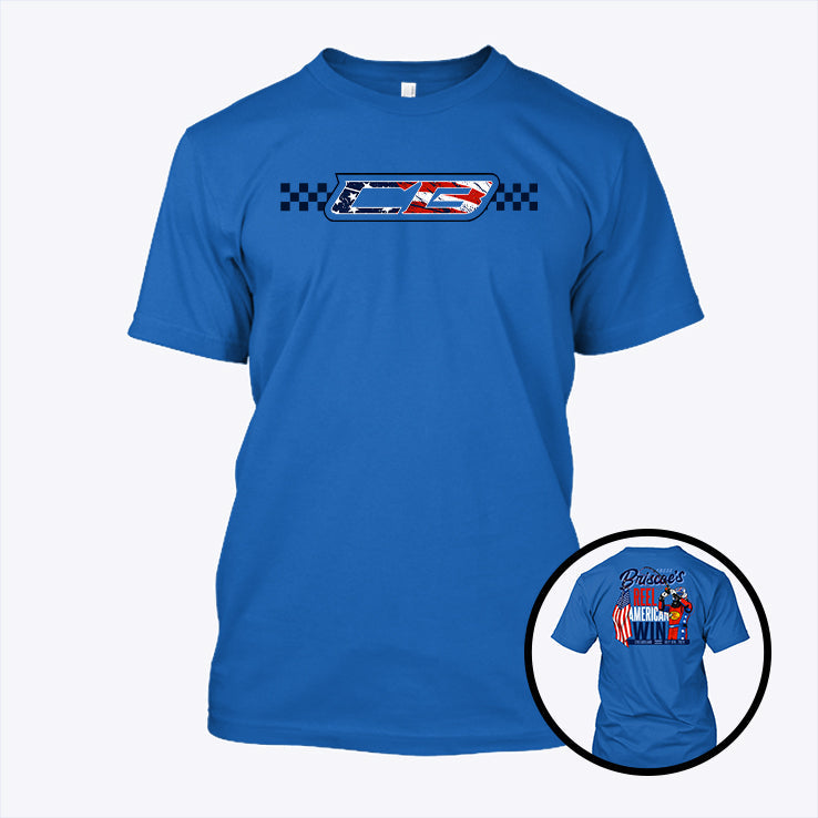 Chase Briscoe Reel America Win T Shirt Unisex