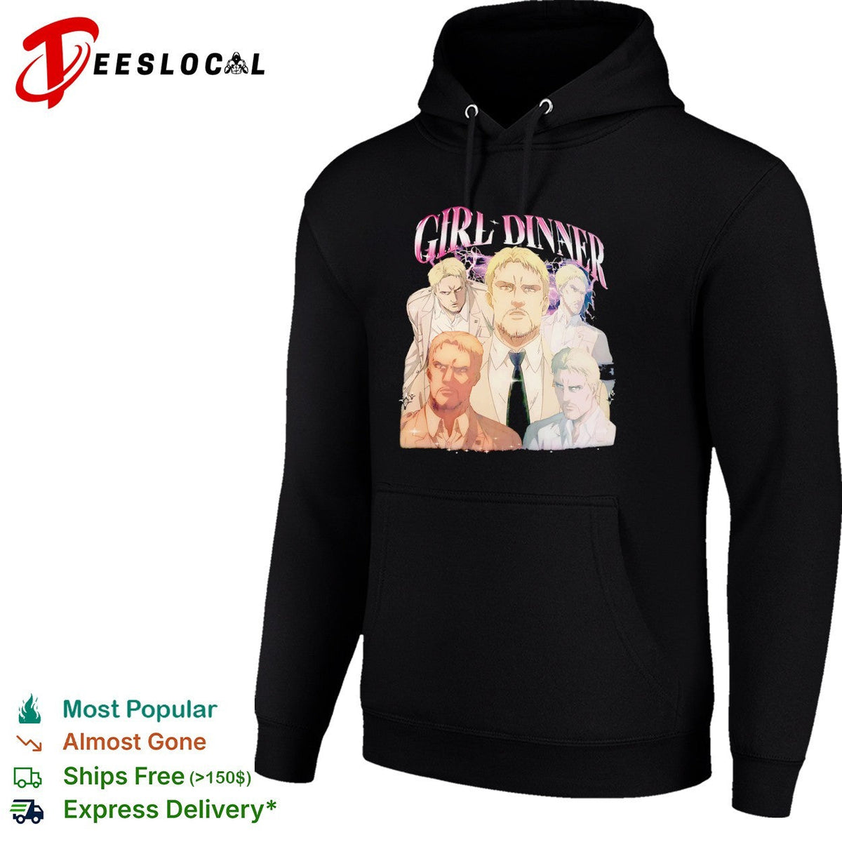 Reiner Braun Attack on Titan Girl Dinner shirt Unisex