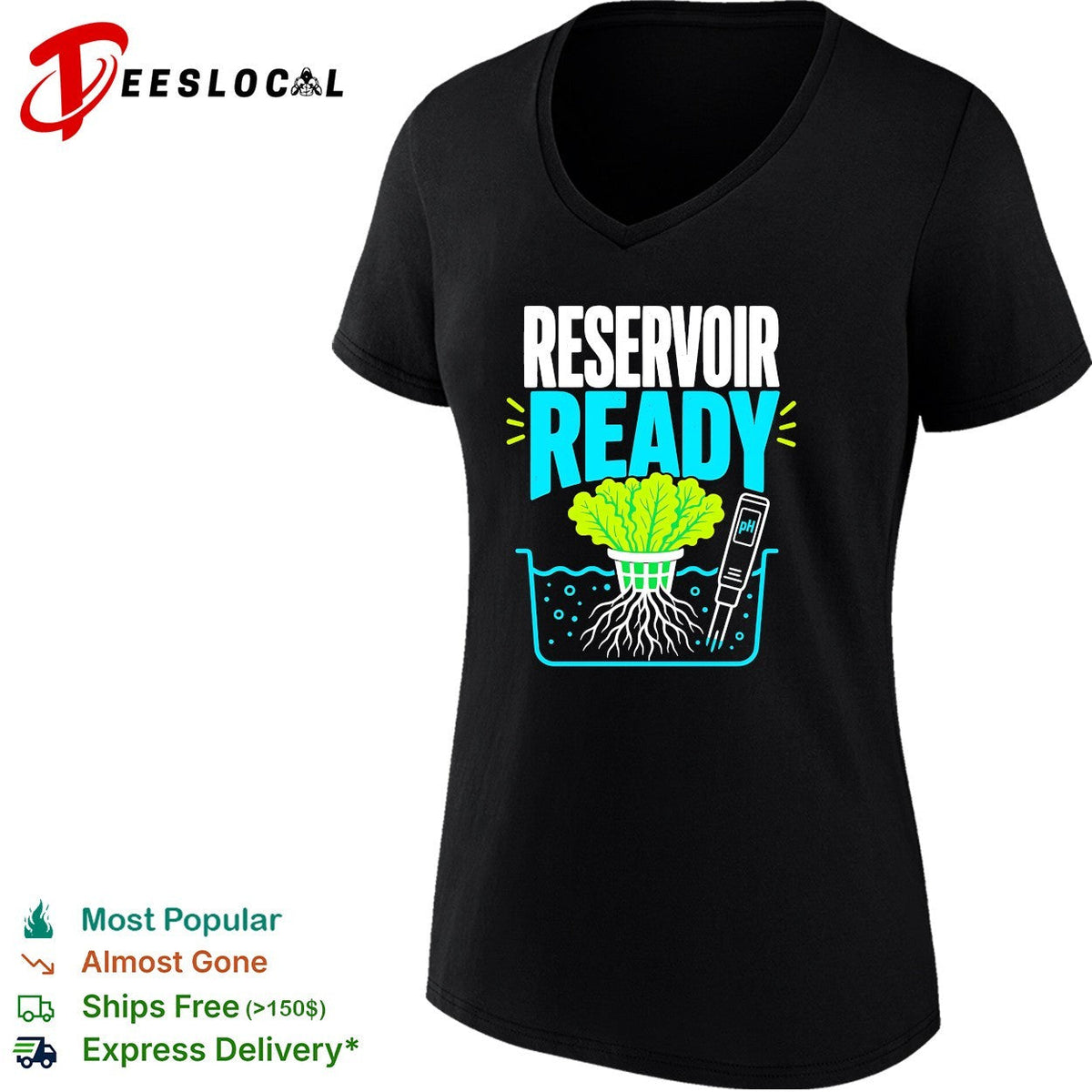 Reservoir ready hydroponic lettuce shirt Unisex