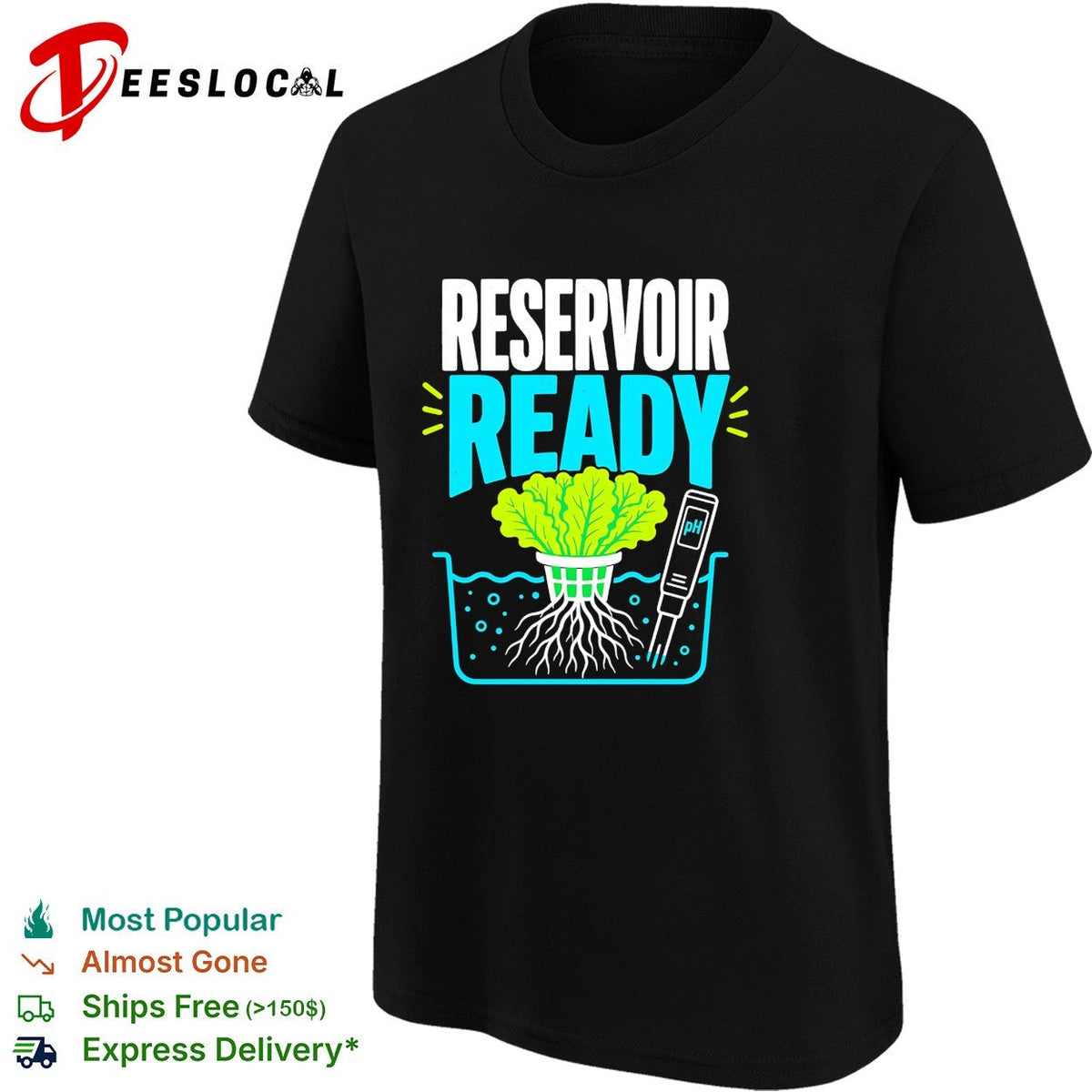 Reservoir ready hydroponic lettuce shirt Unisex