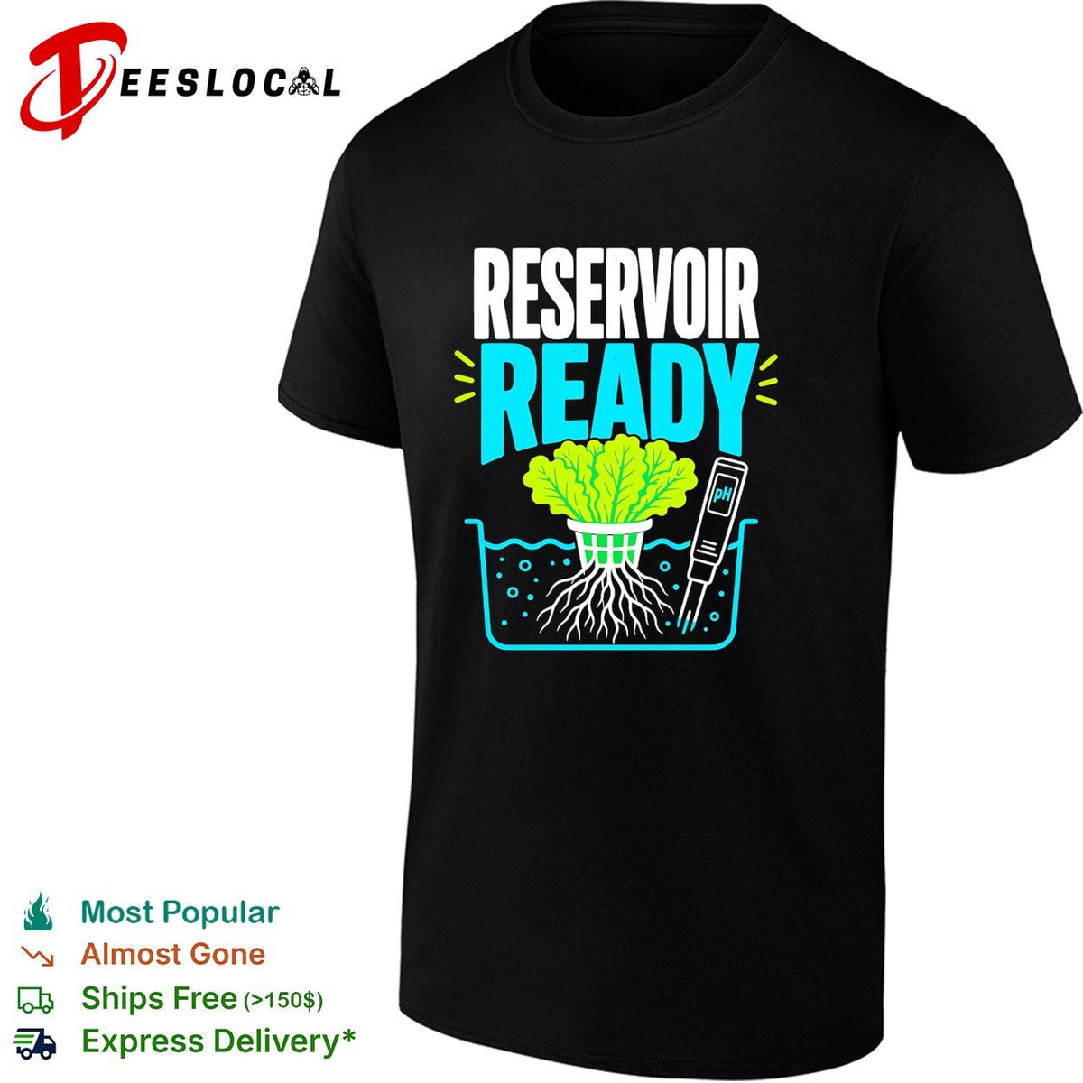 Reservoir ready hydroponic lettuce shirt Unisex