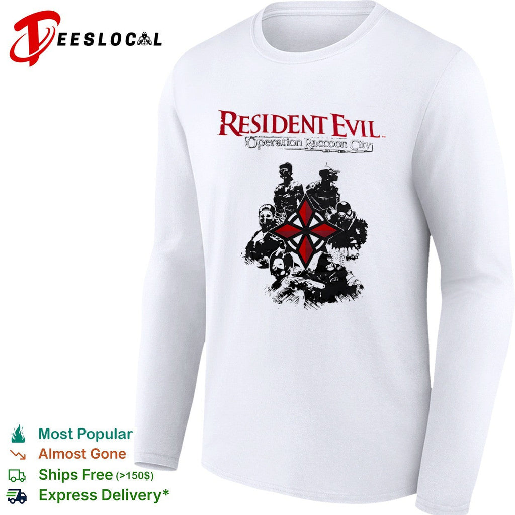 Resident Evil Operation Raccoon City Umbrella Corporation Wolfpack Squad shirt Unisex