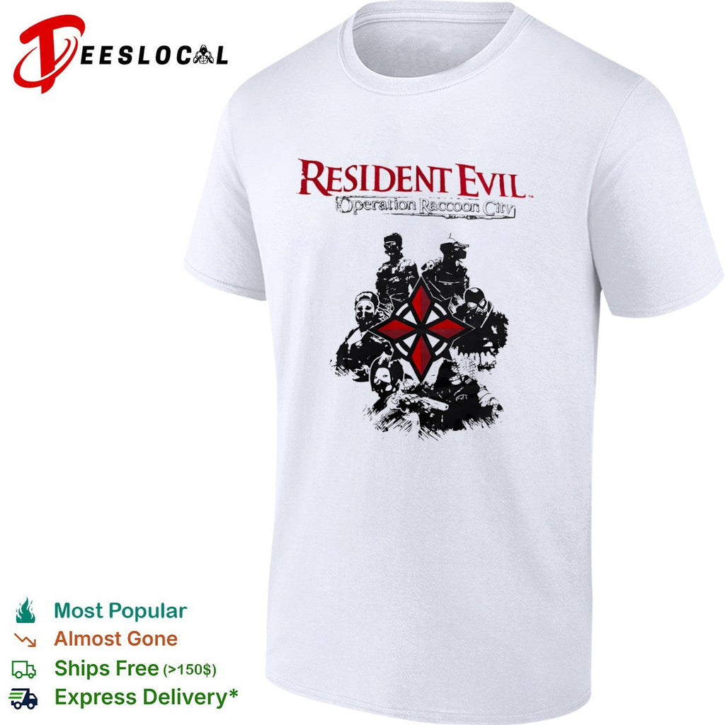Resident Evil Operation Raccoon City Umbrella Corporation Wolfpack Squad shirt Unisex
