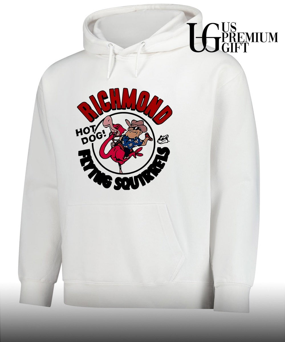 Richmond Flying Squirrels Hot Dog Flamingo shirt Unisex