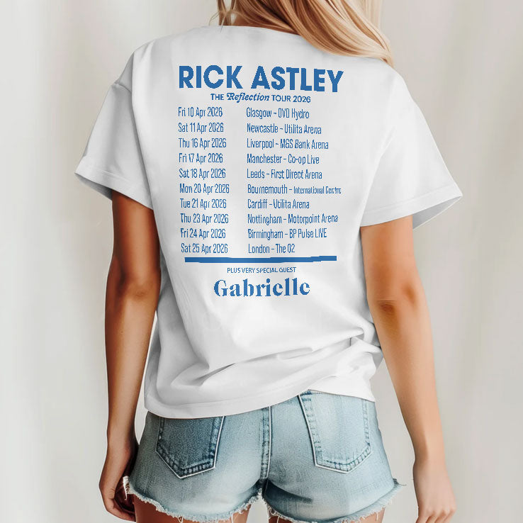 Rick Astley The Reflection Tour 2026 T Shirt Unisex