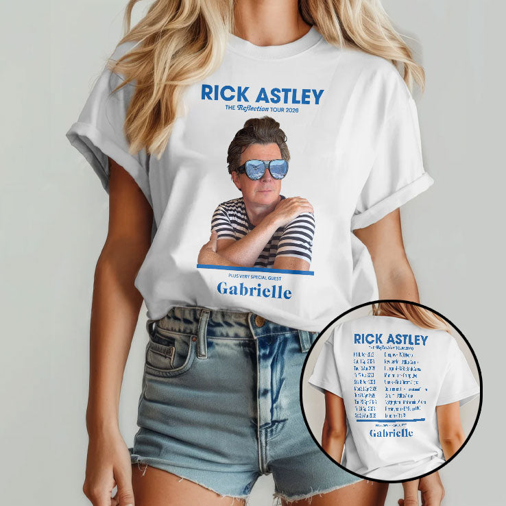 Rick Astley The Reflection Tour 2026 T Shirt Unisex