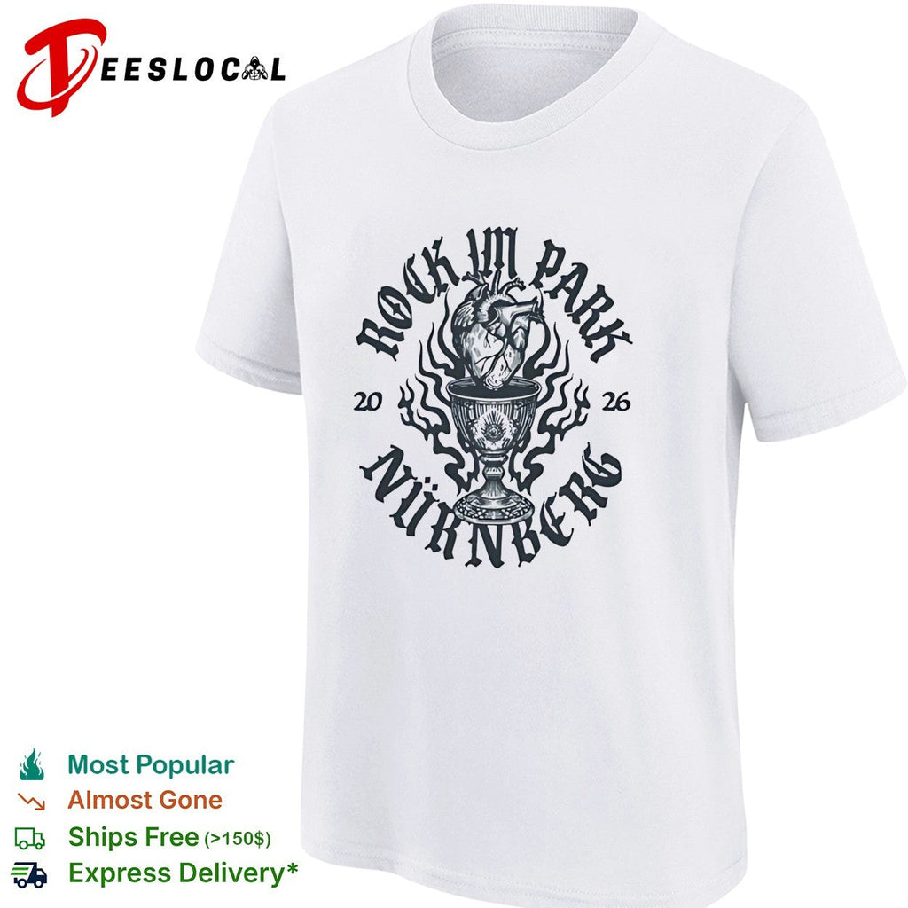 Rock I’m Park Nurnberg 2026 gothic heart chalice dark art shirt Unisex
