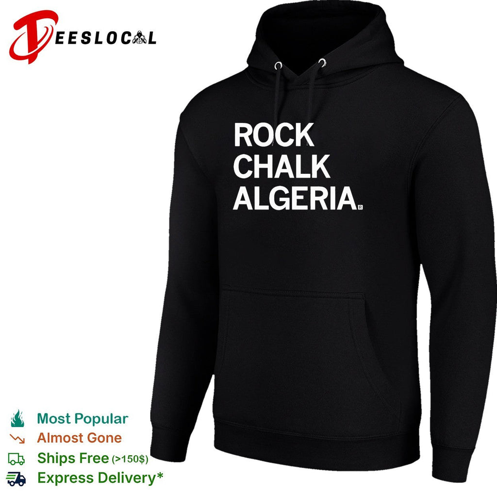 Rock chalk Algeria bold text shirt Unisex
