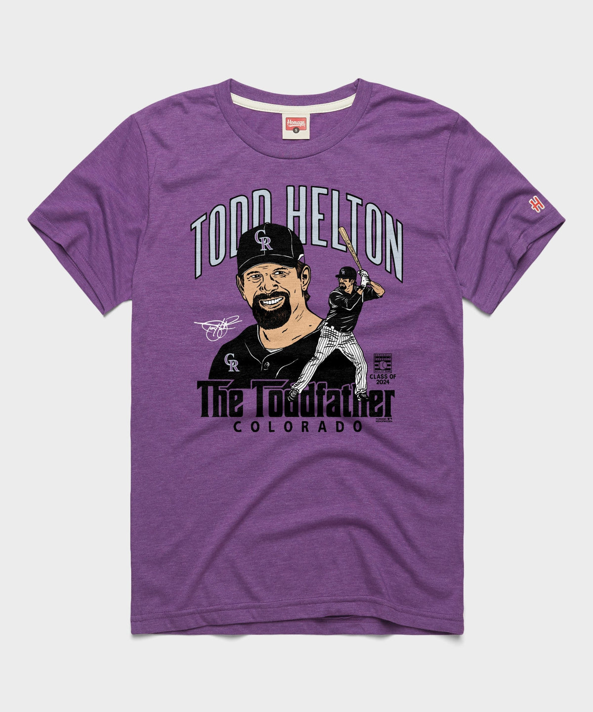 Rockies Todd Helton Toddfather Signature Class Of 2024 Unisex