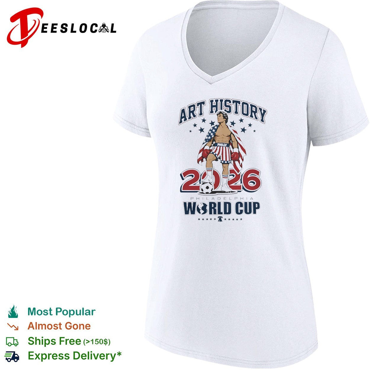 Rocky Balboa Philadelphia World Cup 2026 shirt Unisex