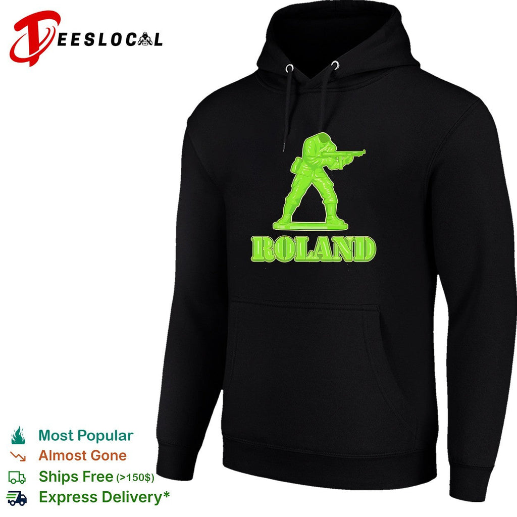 Roland army man aiming rifle shirt Unisex