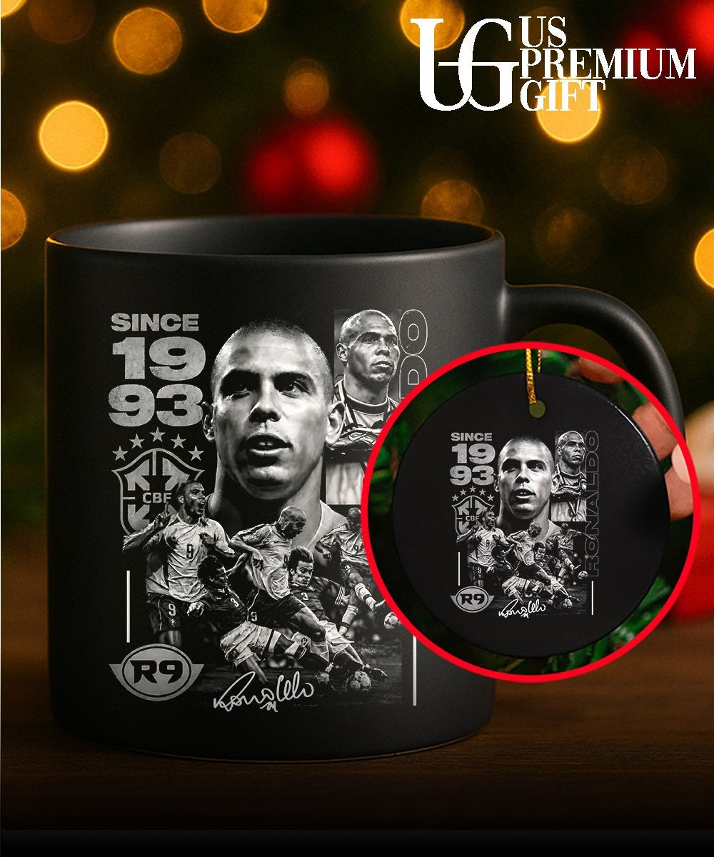 Ronaldo Nazario Brazil CBF since 1993 soccer signature shirt Unisex