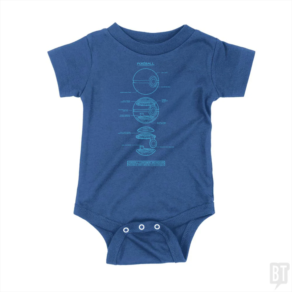 Pokeball Baby One-Piece