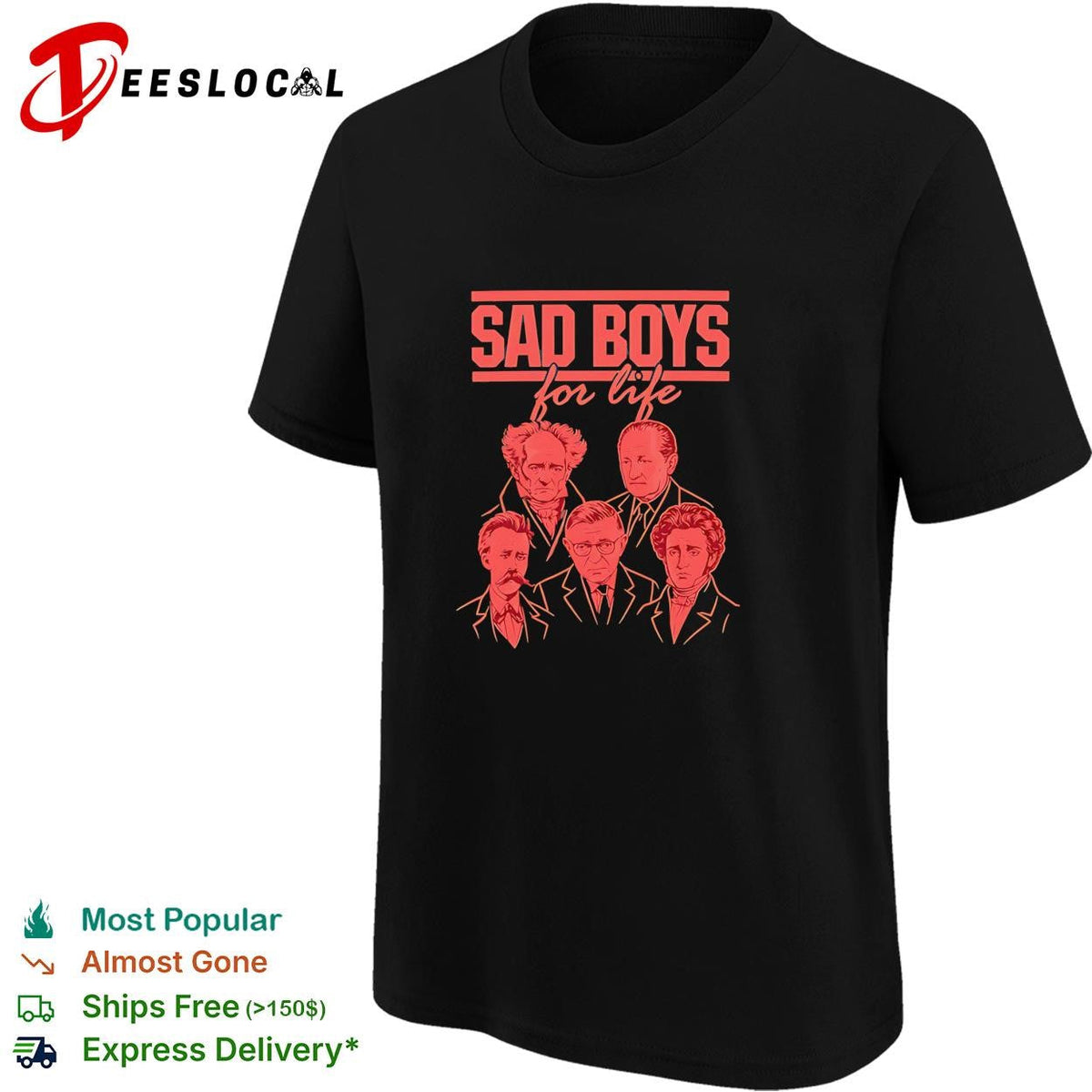 Sad Boys For Life graphic shirt Unisex