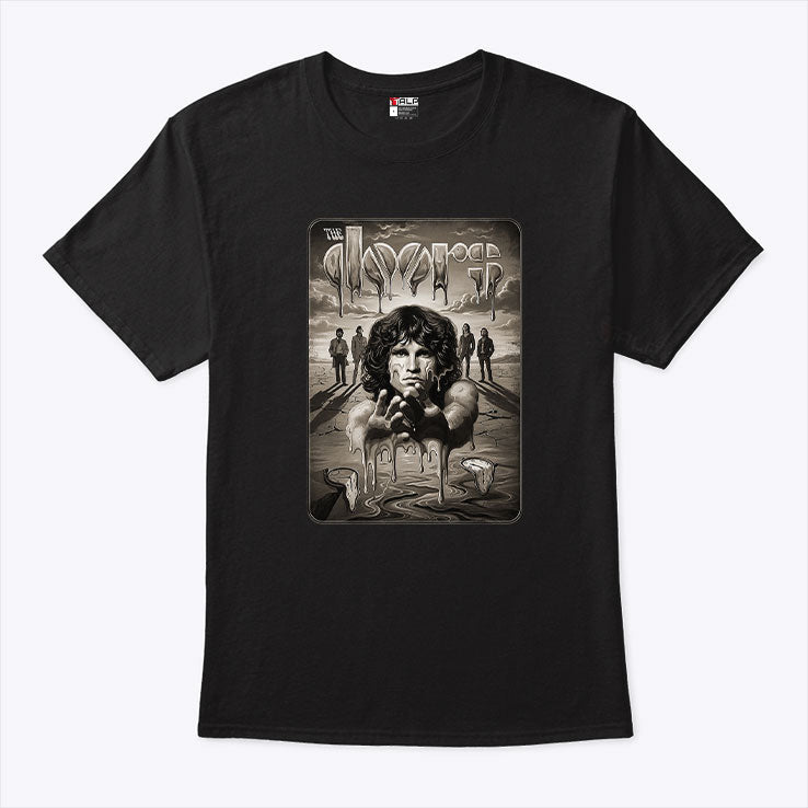 Salvador Dali Jim Morisson Break On Through T Shirt Unisex
