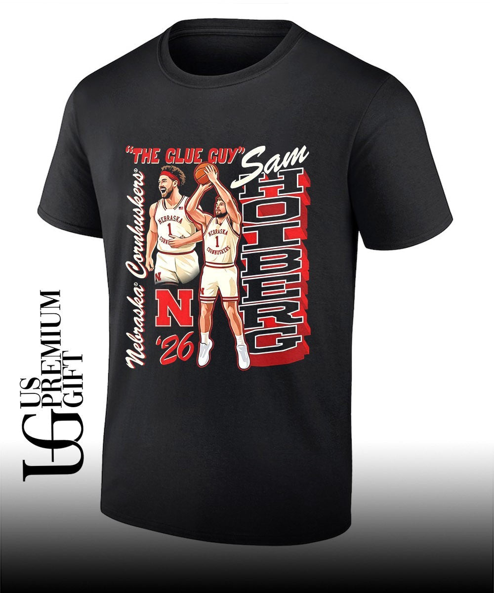 Sam Hoiberg The Glue Guy Nebraska Cornhuskers graphic shirt Unisex