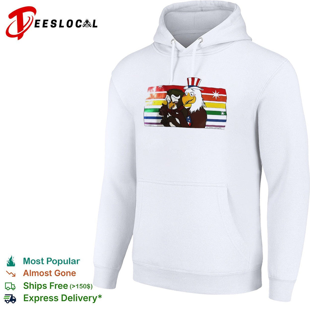 Sammy Shizzard Uncle Sam and Benjamin Franklin Eagle shirt Unisex