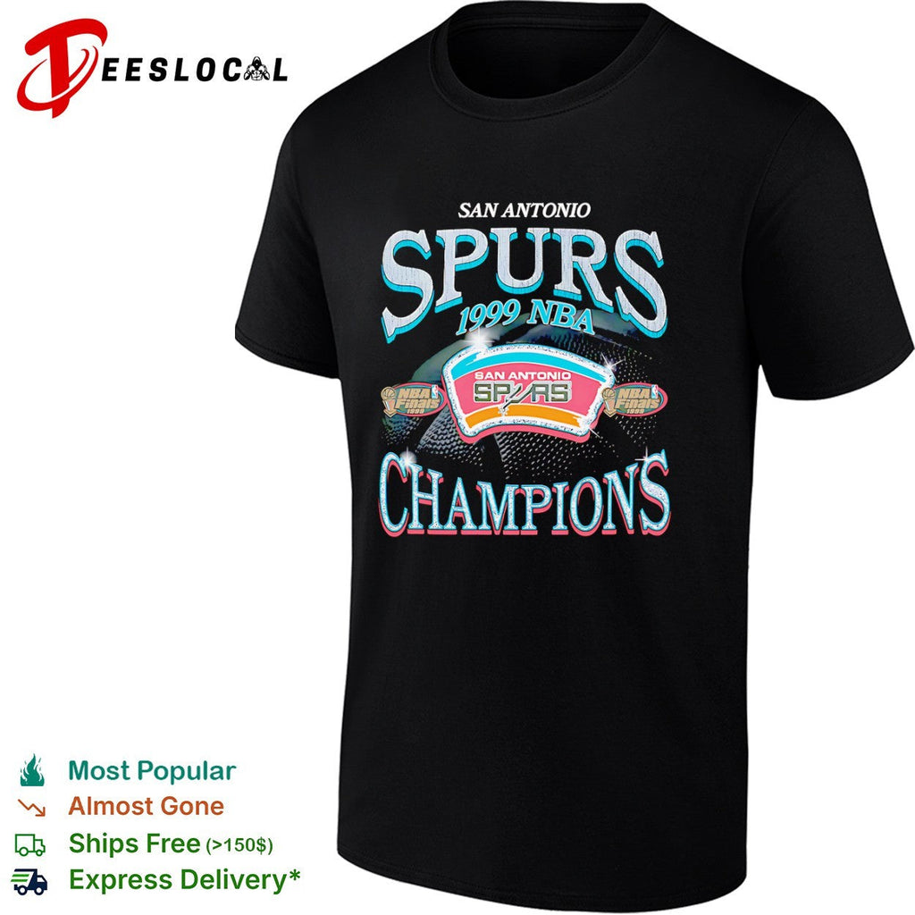 San Antonio Spurs 1999 NBA finals champions basketball shirt Unisex
