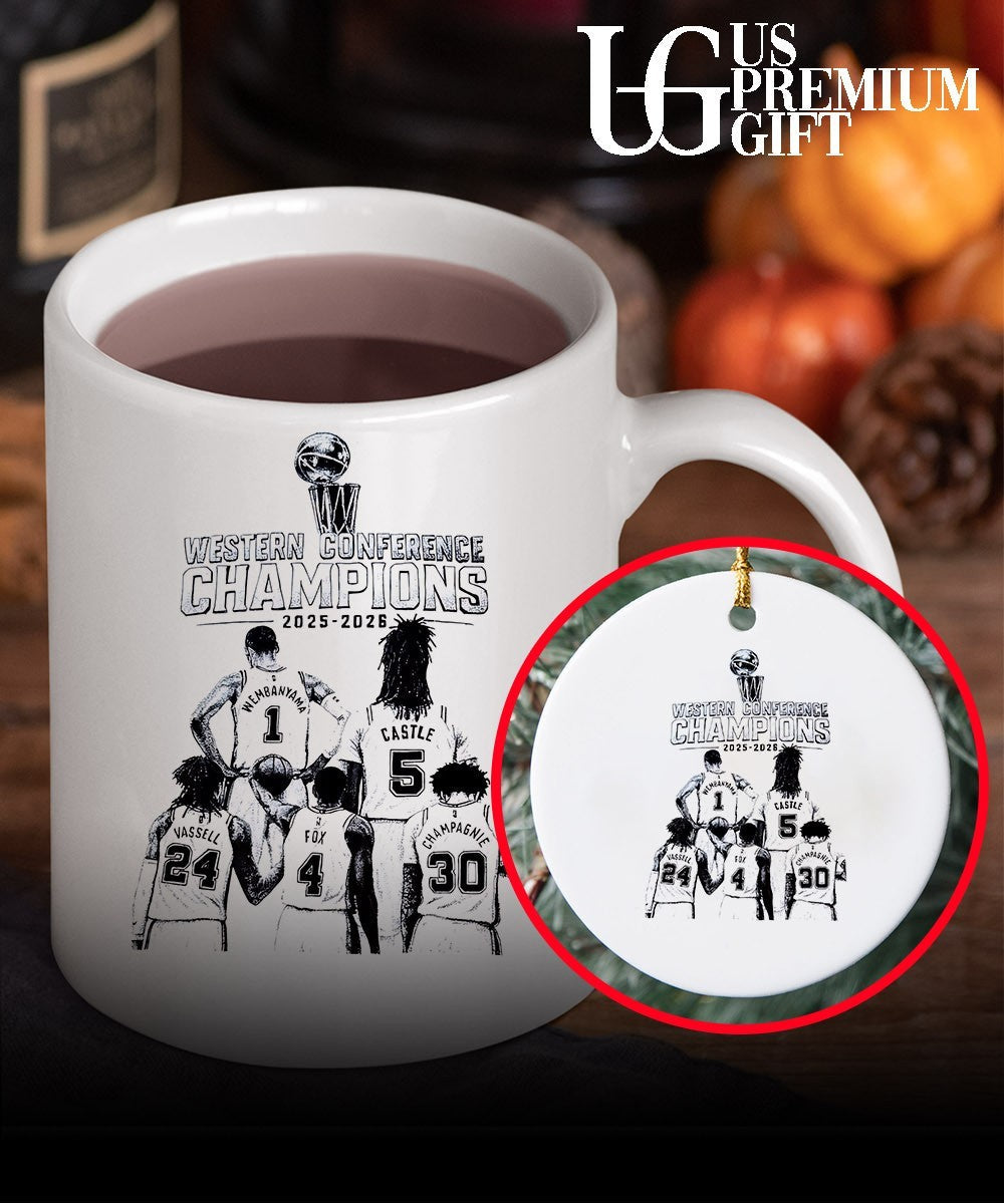 San Antonio Spurs 2025 2026 NBA WEstern Conference Champions Unisex